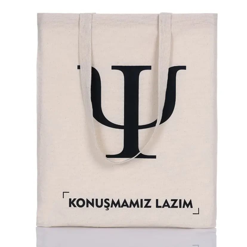 logolu ham bez çanta, fuar ve etkinliklerde kullanılmak üzere tasarlanmış çevre dostu taşıma çözümü