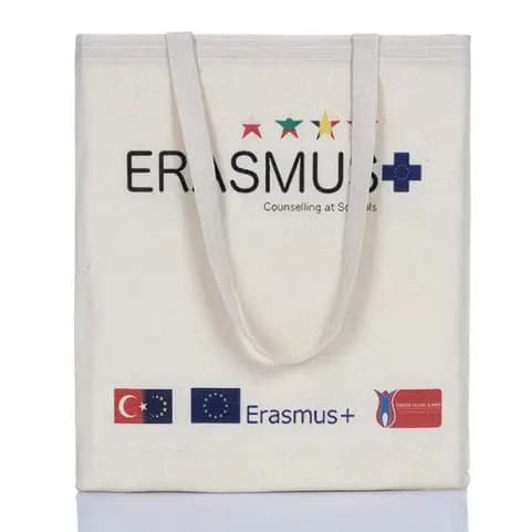 logolu ham bez çanta, fuar ve etkinliklerde kullanılmak üzere tasarlanmış çevre dostu taşıma çözümü