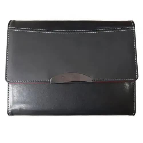 15x21 cm ölçülerinde çantalı mekanizmalı organizer, hesap makinesi ve kalemlik bölmeleri ile iş dünyasında düzen sağlamak için ideal