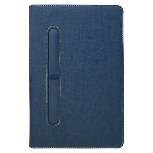 15x21 cm ebatında termo deri kaplamalı kurumsal defter, 80 gram ivory kağıt ile donatılmış
