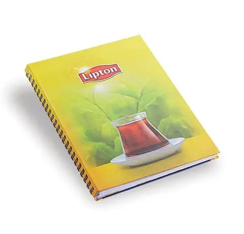 promosyon kademeli dizilmiş kurumsal logolu not kağıdı numuneleri, dört farklı çizgi tipi