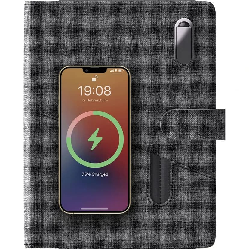 6.500 mAh kapasiteli taşınabilir şarj cihazı ve düzenleme standı