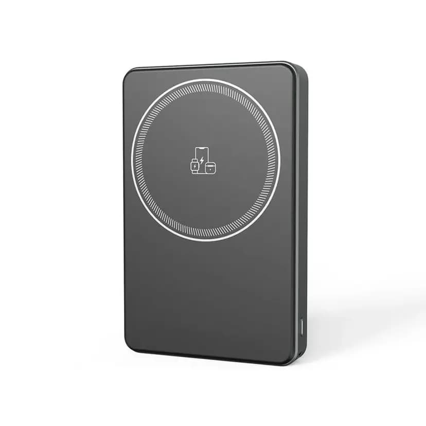 Katlanır ayaklı promosyon powerbank, mıknatıslı halka, dijital gösterge, 20W hızlı şarj